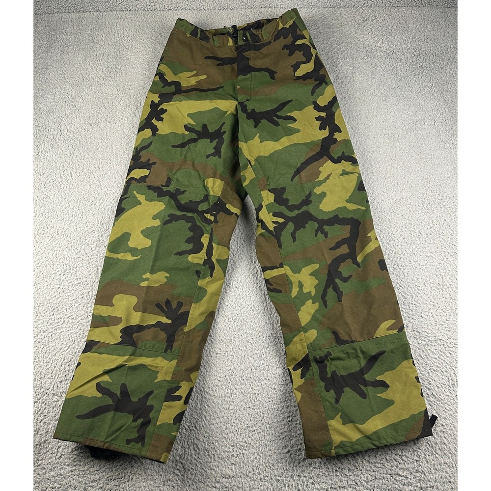 Vintage US Army ECWCS Trousers X-Small Regular Camo Extended Cold Weather Pants